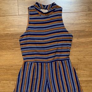Striped romper